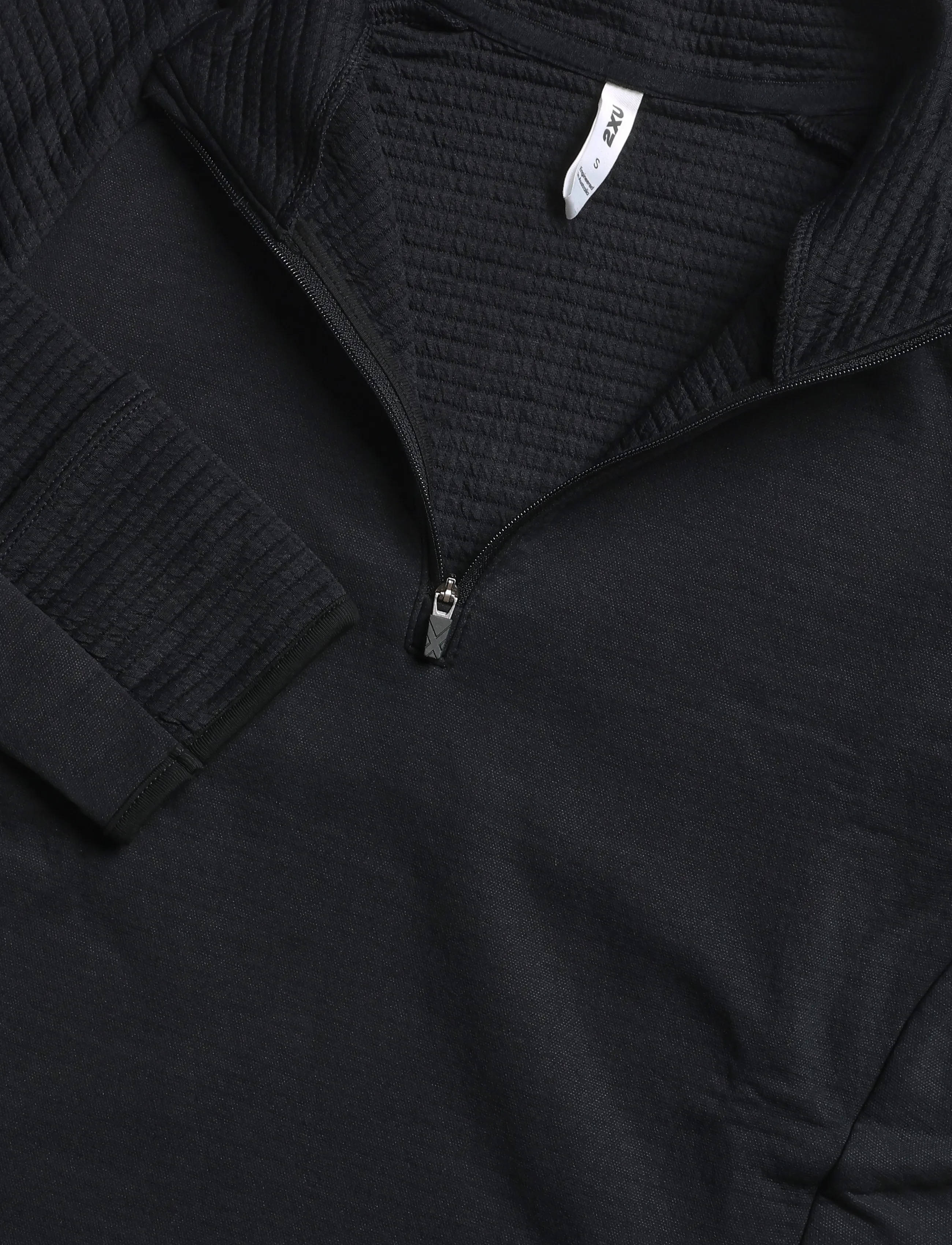 2XU - IGNITION HAPTIC 1/4 ZIP - hauts à manches longues - black/silver reflective - 5