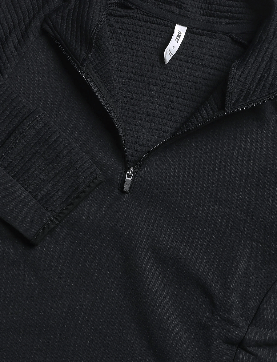 2XU - IGNITION HAPTIC 1/4 ZIP - hauts à manches longues - black/silver reflective - 5