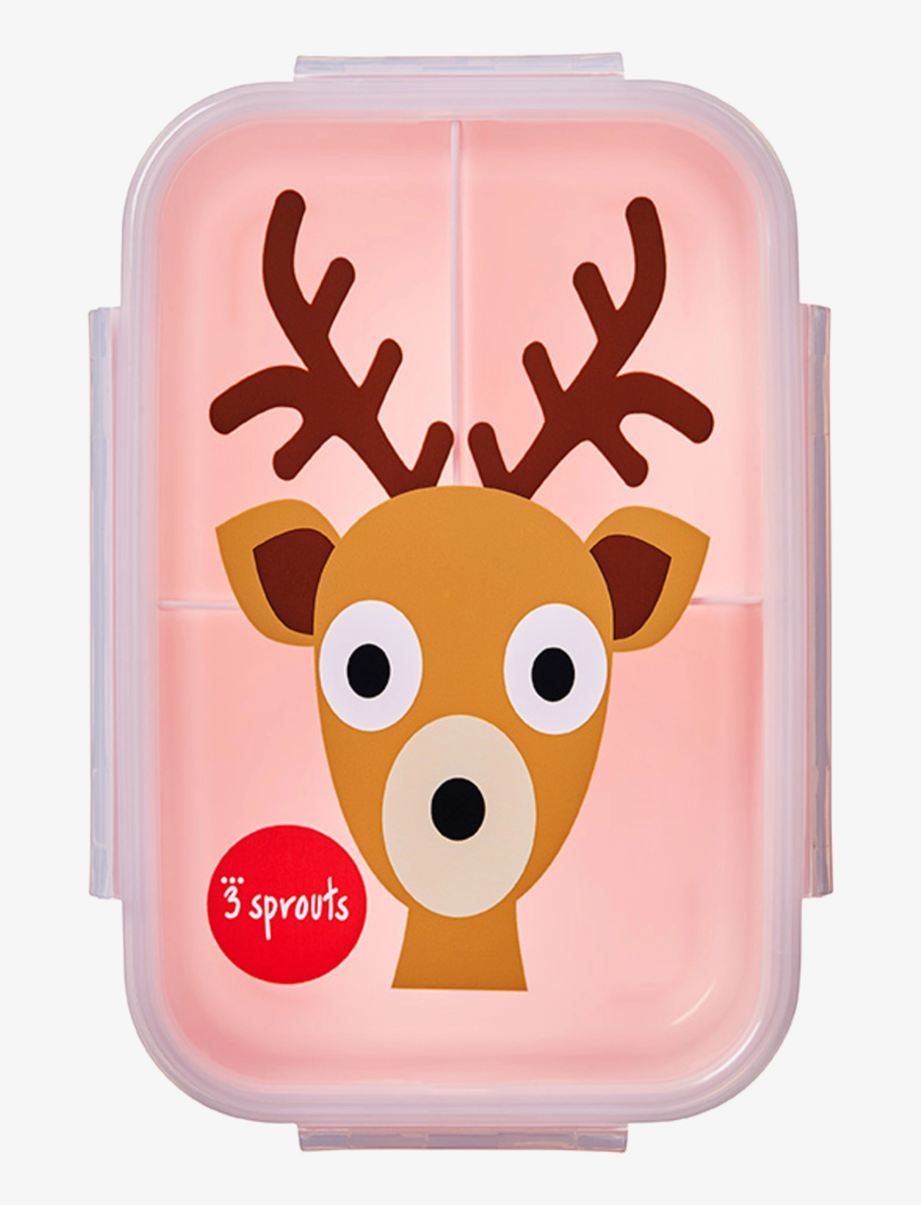 3 SPROUTS Lunch Box Pink - 22X14X6.5CM - Kinder