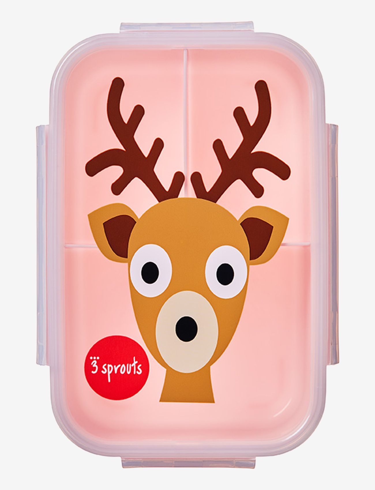 3 Sprouts - Lunch Box - madalaimad hinnad - pink - deer - 0