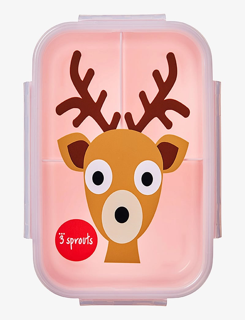3 Sprouts - Lunch Box - madalaimad hinnad - pink - deer - 0