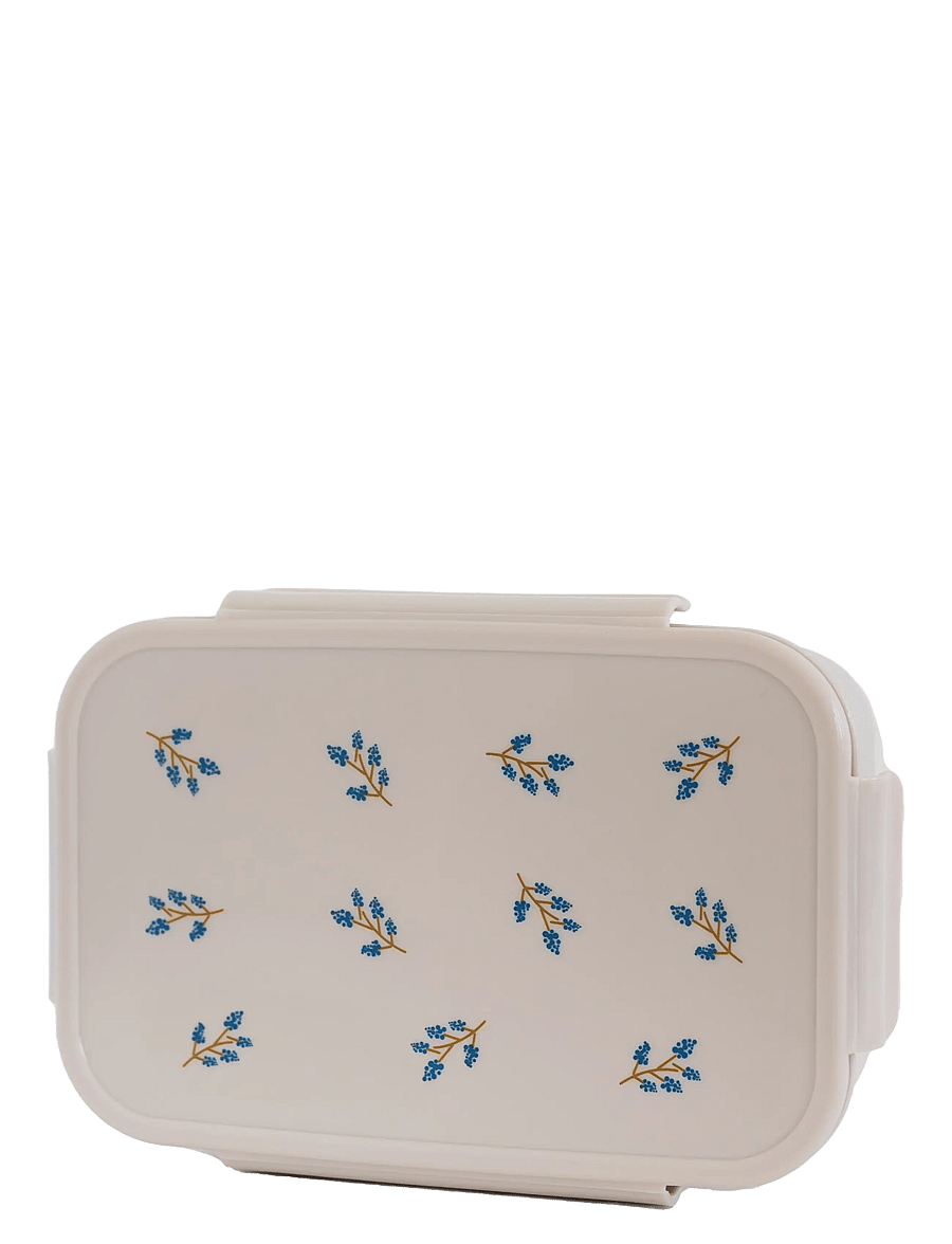 3 Sprouts - 3 Sprouts Lunchbox, Blueberry/Taupe - lõunasöögikarbid - blue - 1