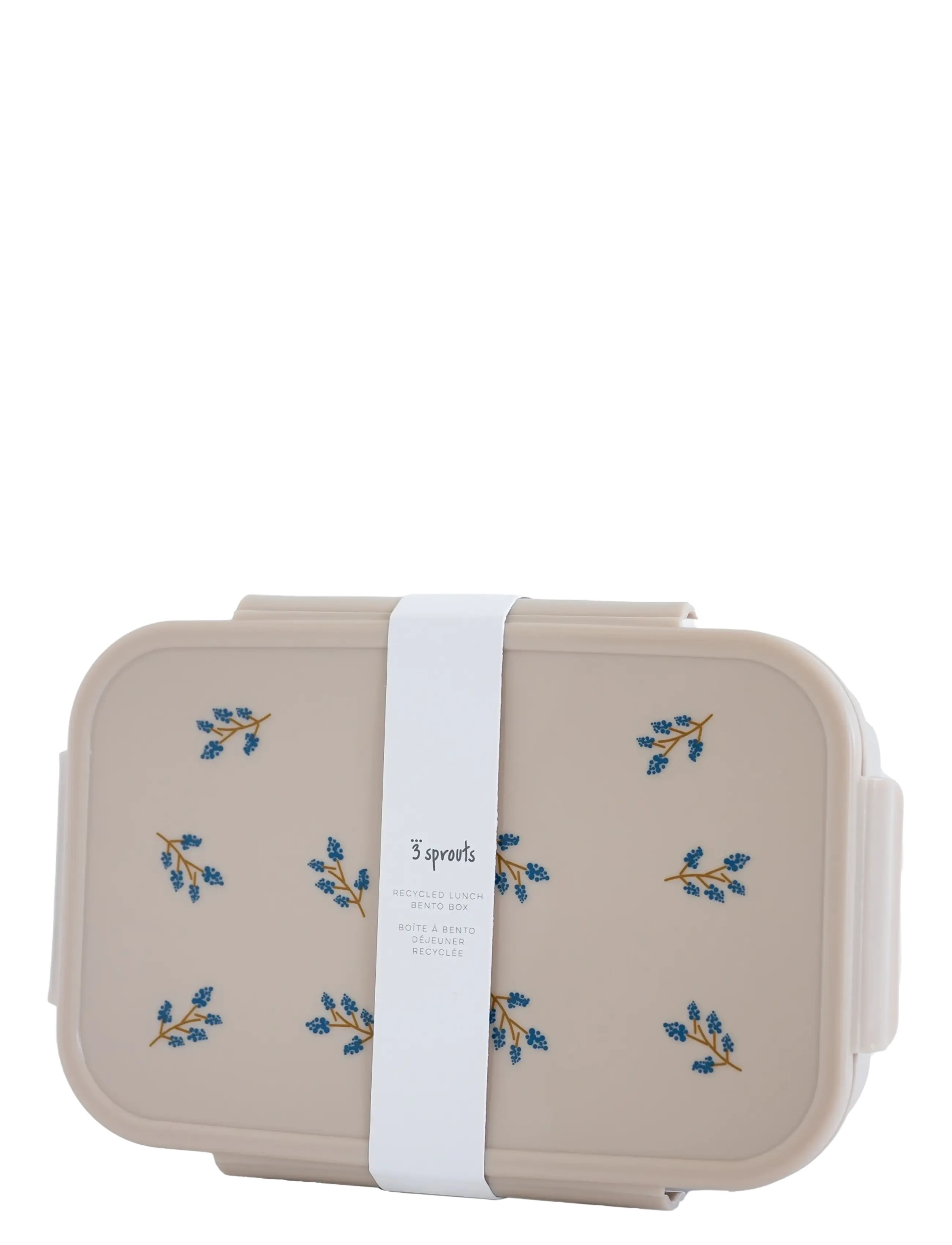 3 Sprouts - 3 Sprouts Lunchbox, Blueberry/Taupe - lõunasöögikarbid - blue - 2