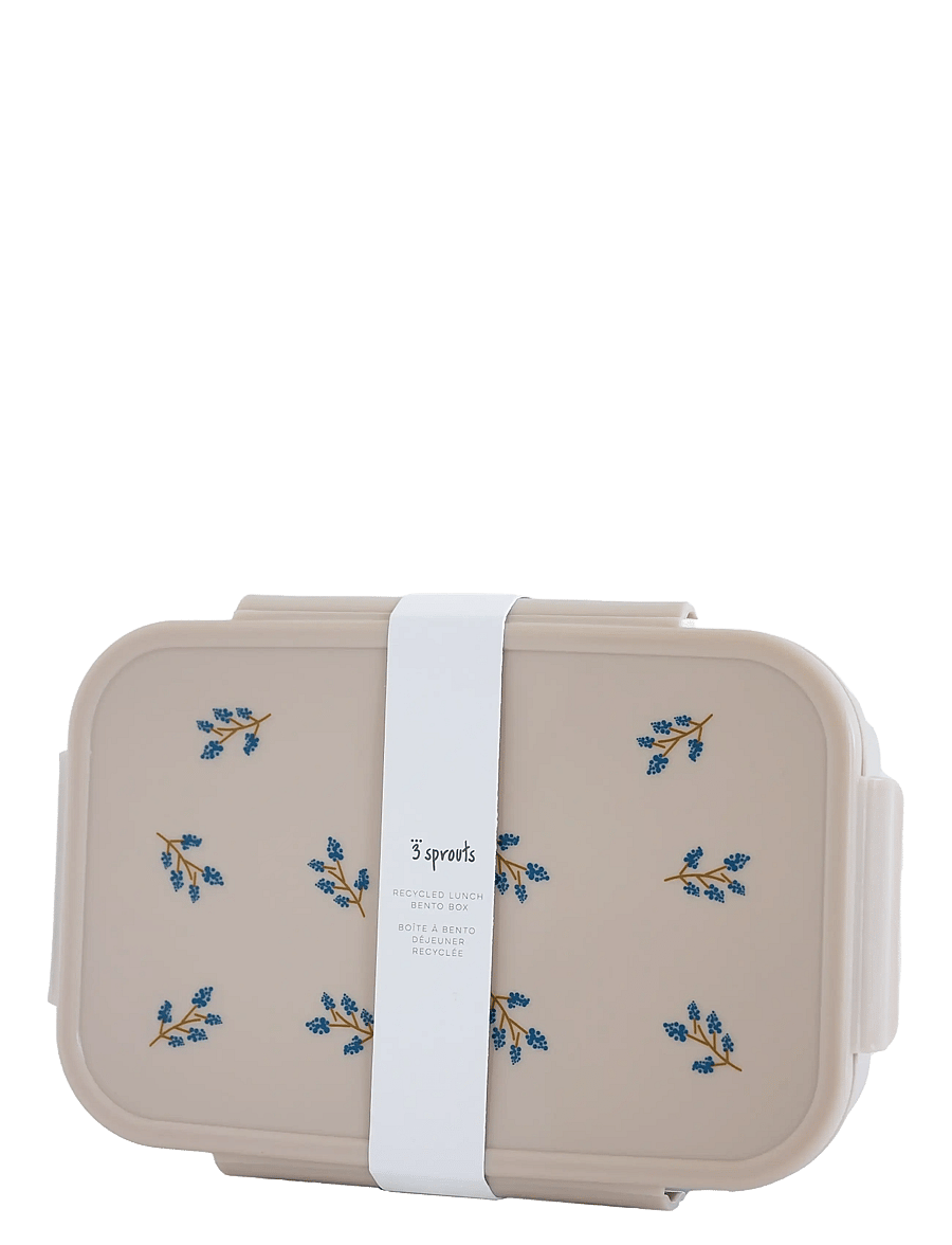 3 Sprouts - 3 Sprouts Lunchbox, Blueberry/Taupe - lõunasöögikarbid - blue - 2