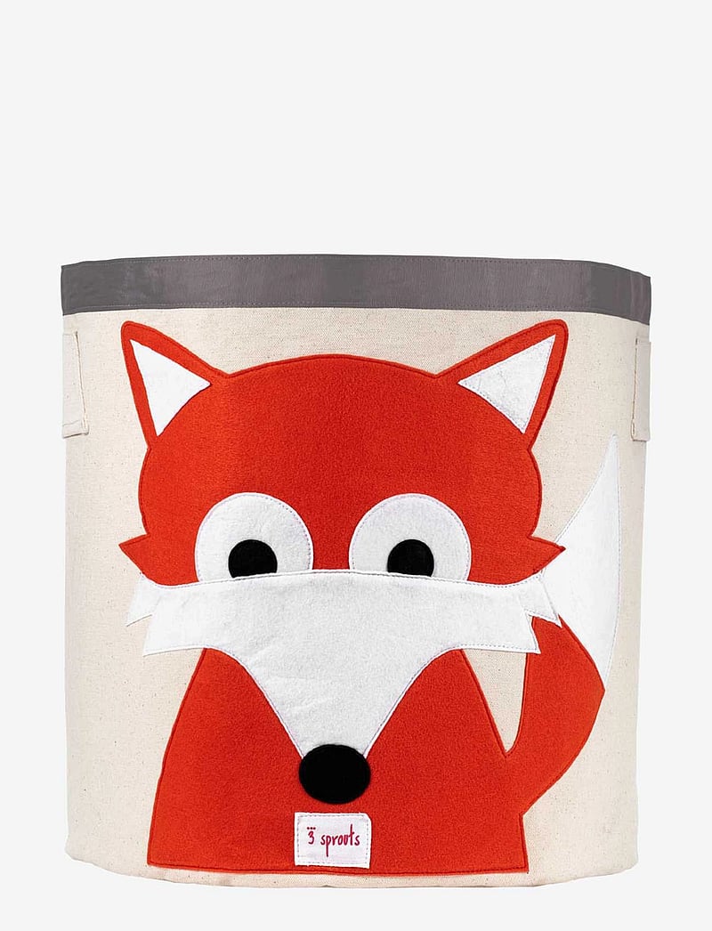 3 Sprouts - Storage Container Round - aufbewahrungskörbe - orange - fox - 0