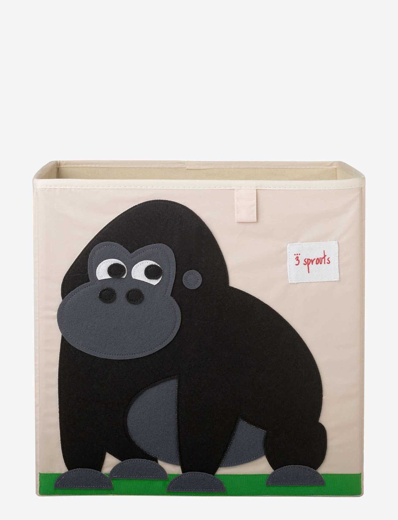 3 Sprouts - Storage Box - aufbewahrungsboxen - black - gorilla - 1