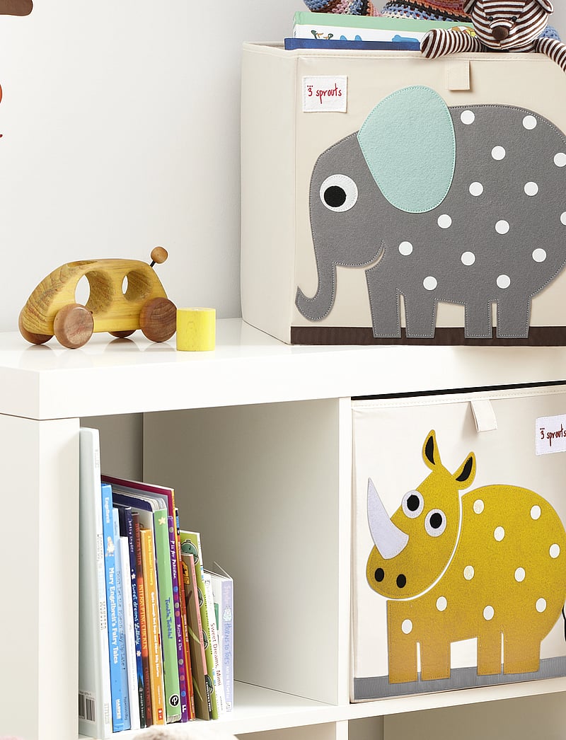 3 Sprouts - Storage Box - aufbewahrungsboxen - gray - elephant - 0