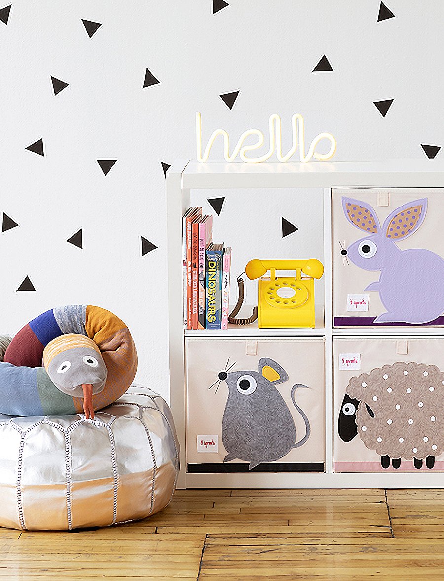 3 Sprouts - Storage Box - aufbewahrungskörbe - gray - mouse - 1