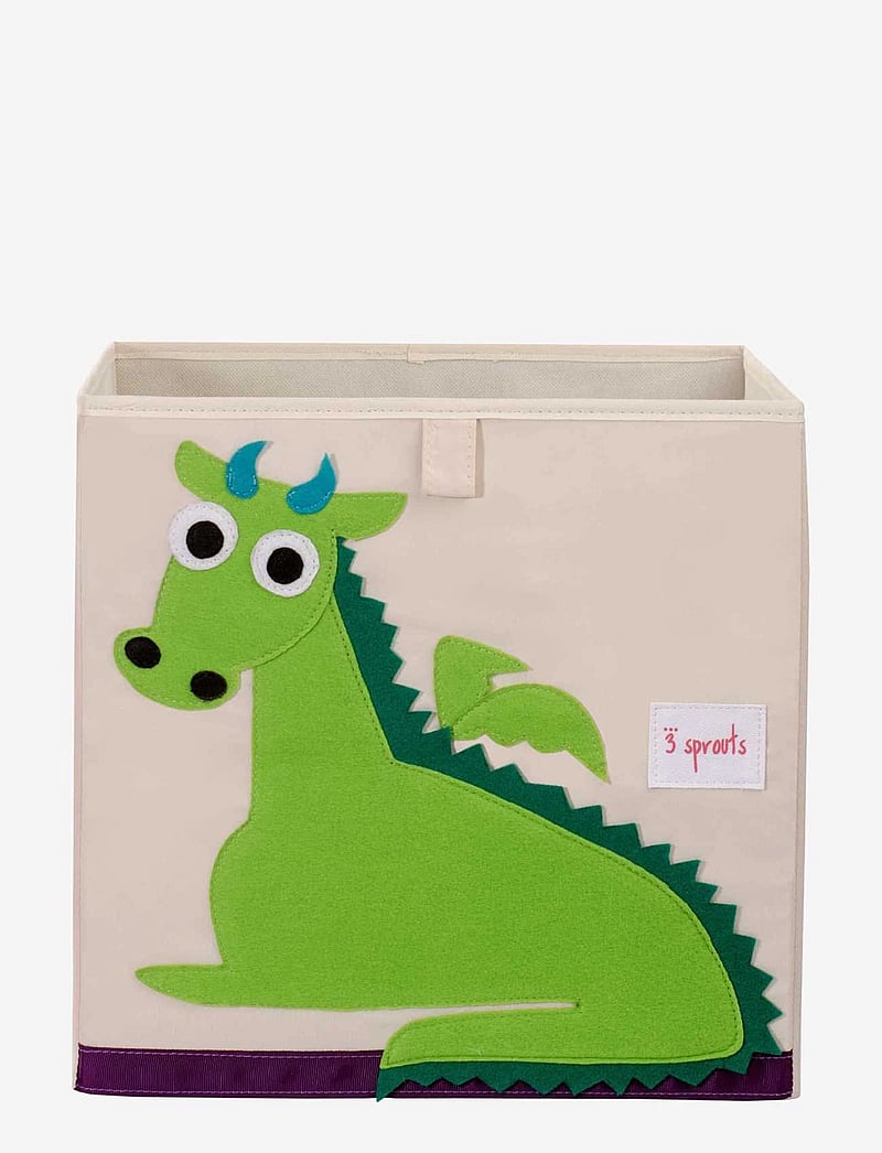 3 Sprouts - Storage Box - aufbewahrungskörbe - green - dragon - 0