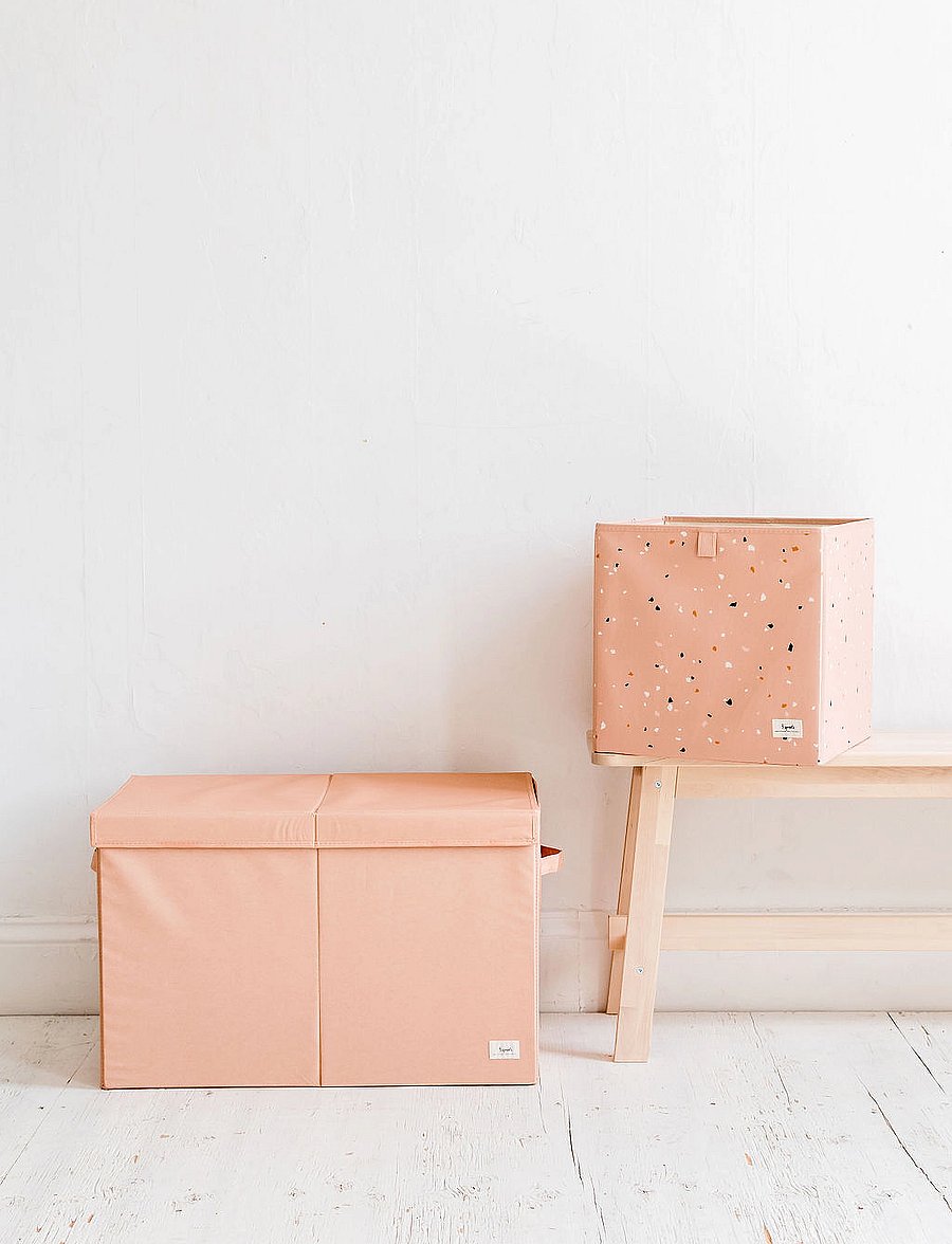 3 Sprouts - 3 Sprouts Storage Box, Terrazzo/Clay - aufbewahrungsboxen - clay - 2