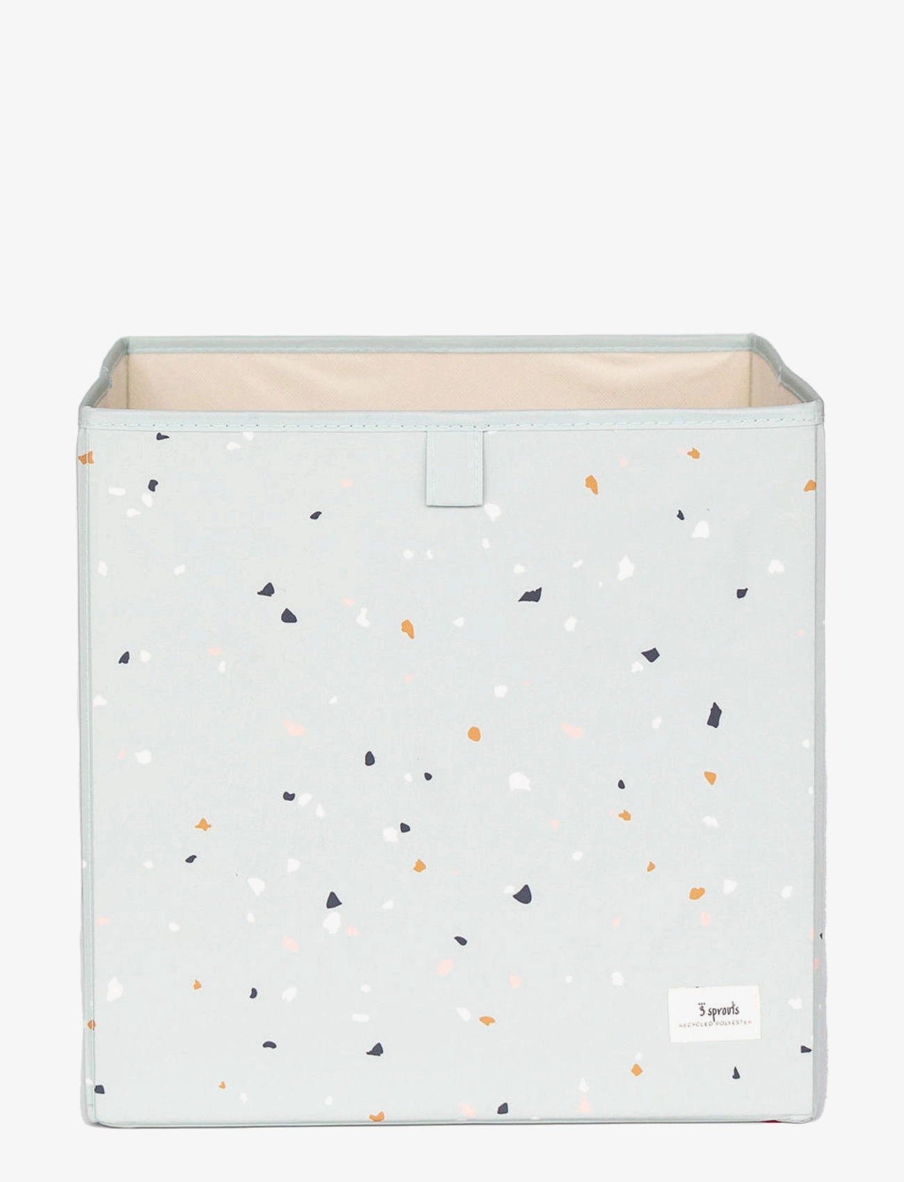 3 SPROUTS 3 Sprouts Storage Box, Terrazzo/Grün Grün - 33CMx33CMx33CM - Kinder