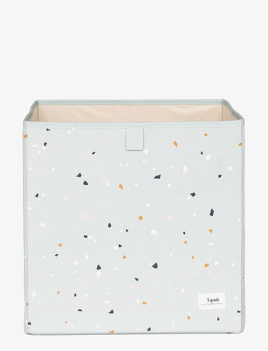 3 Sprouts - 3 Sprouts Storage Box, Terrazzo/Green - förvaringslådor - green - 0