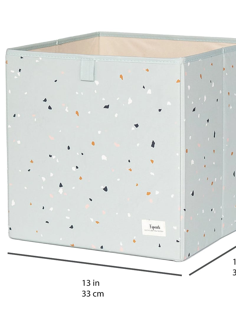 3 Sprouts - 3 Sprouts Storage Box, Terrazzo/Green - storage boxes - green - 5
