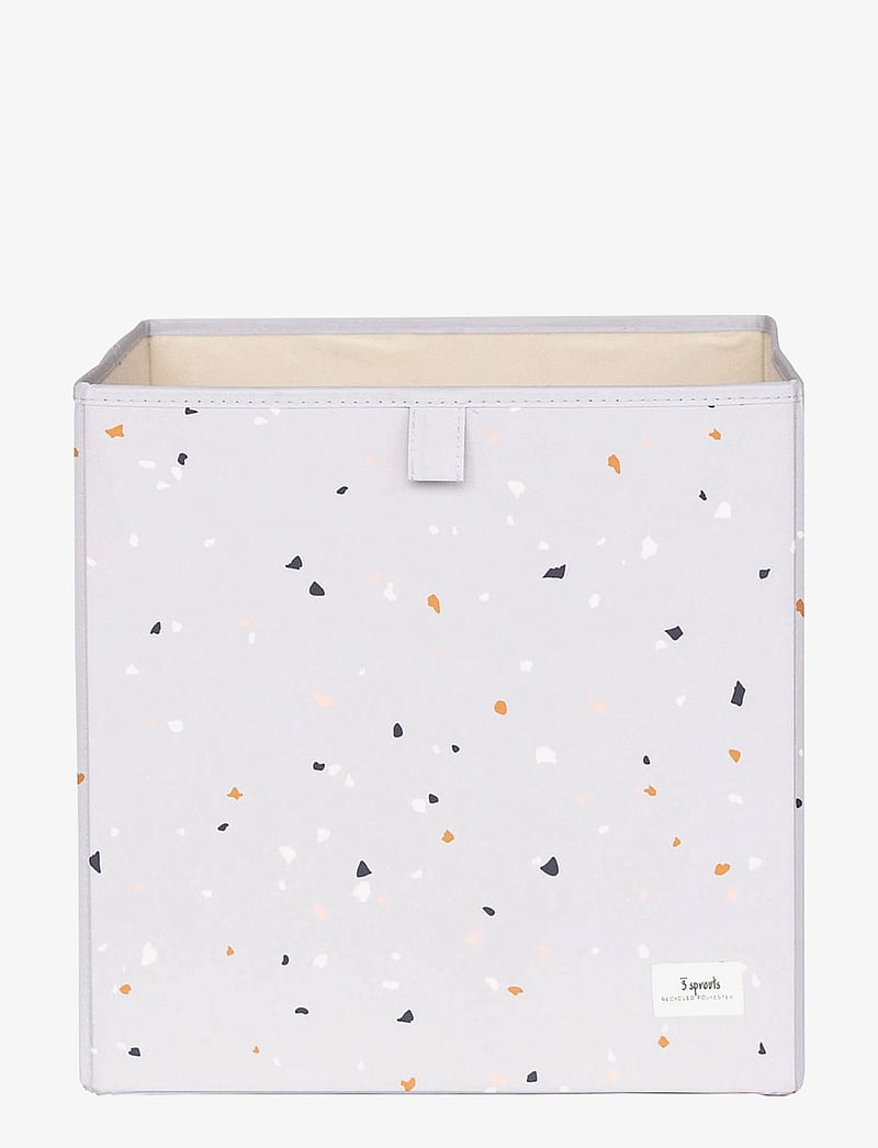 3 Sprouts - 3 Sprouts Storage Box, Terrazzo/Light gray - aufbewahrungsboxen - grey - 0