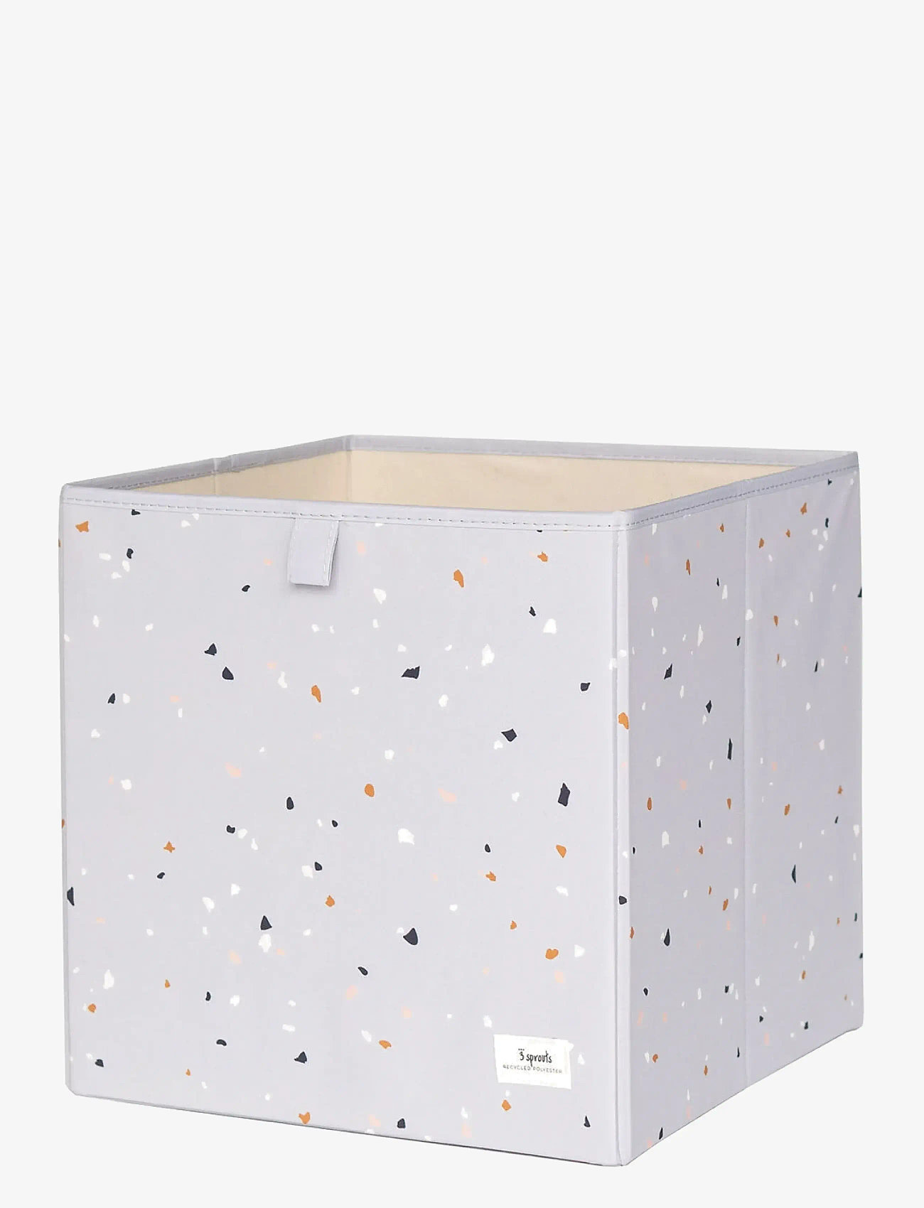 3 Sprouts - 3 Sprouts Storage Box, Terrazzo/Light gray - aufbewahrungsboxen - grey - 1