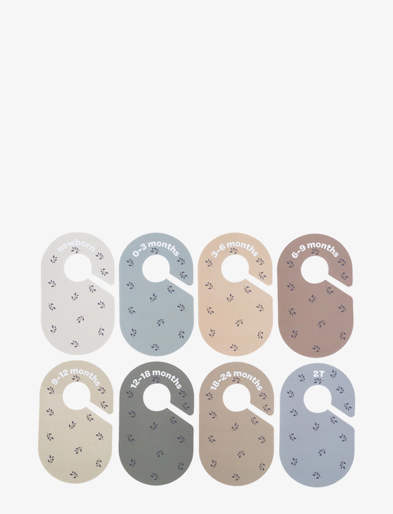 3 SPROUTS 3 Sprouts Closet Dividers (8 Pieces), Blueberry Patterned - 16.51X9.91X2CM - Kinder