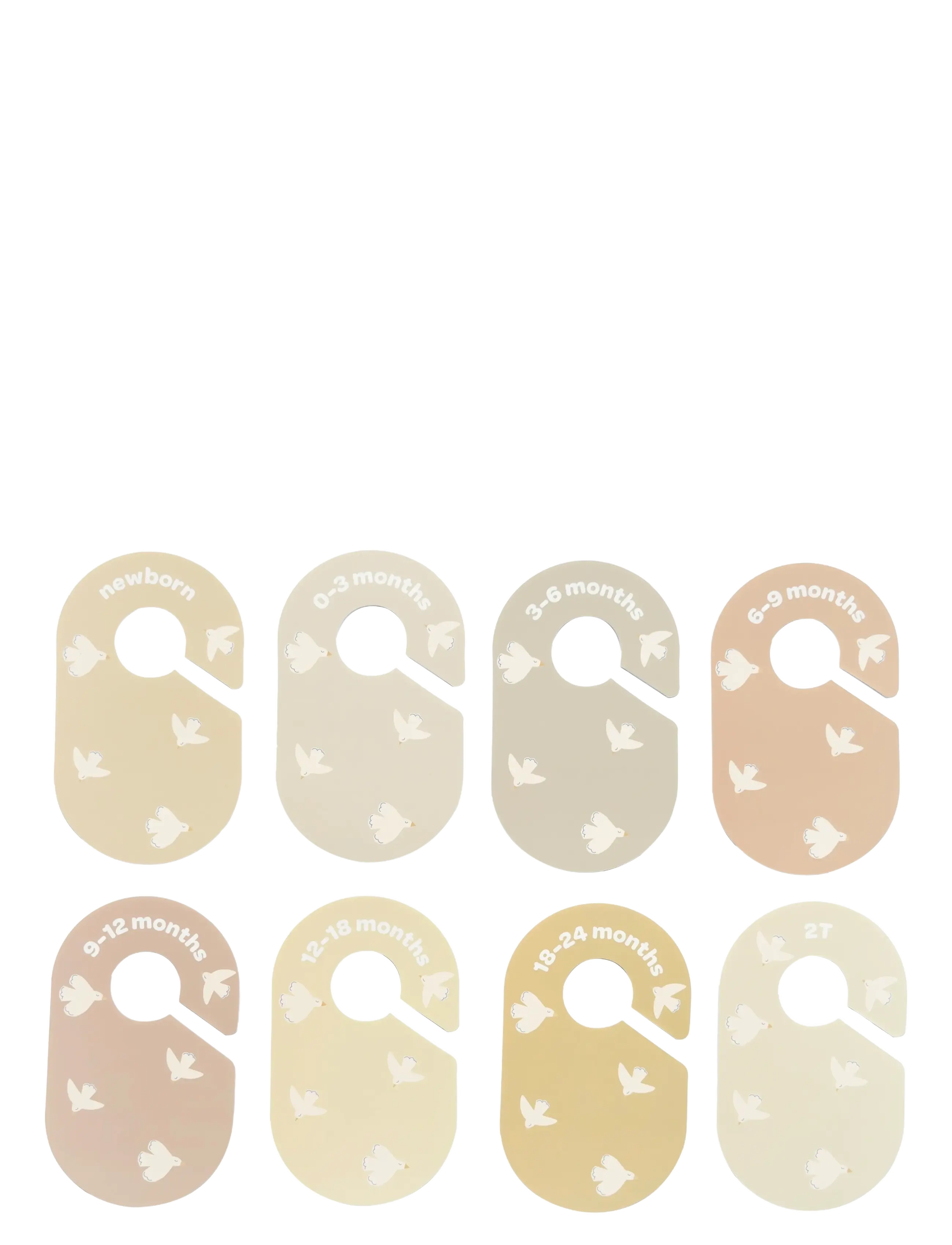 3 Sprouts - 3 Sprouts Closet Divider (8 pcs.), Bird - haken und aufhänger - multi coloured - 2