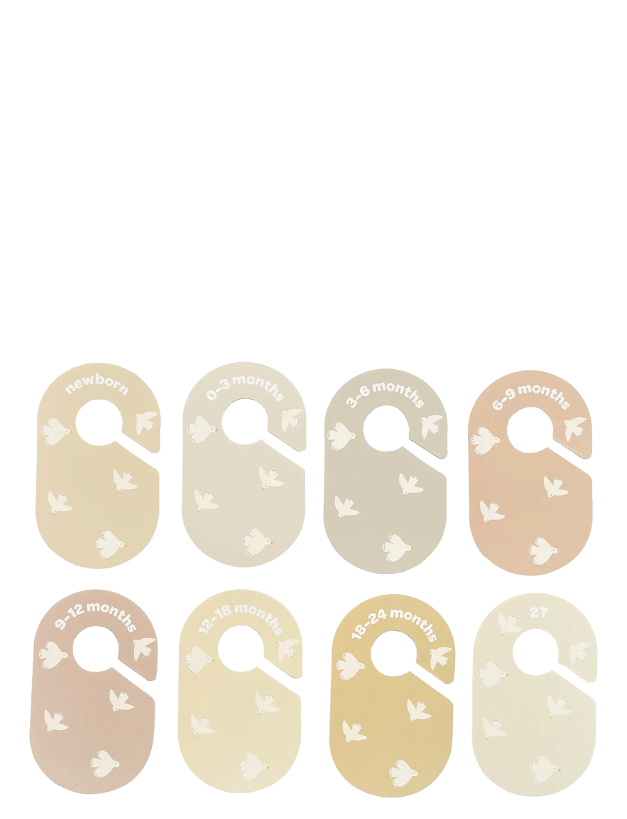 3 Sprouts - 3 Sprouts Closet Divider (8 pcs.), Bird - haken und aufhänger - multi coloured - 2