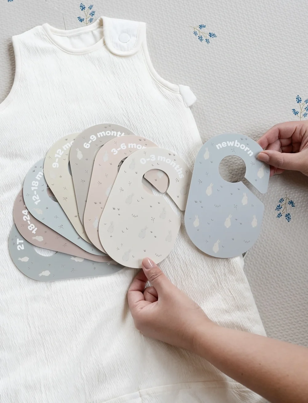 3 Sprouts - 3 Sprouts Closet Divider (8 pcs.), Rabbit - knager & bøjler - multi coloured - 5