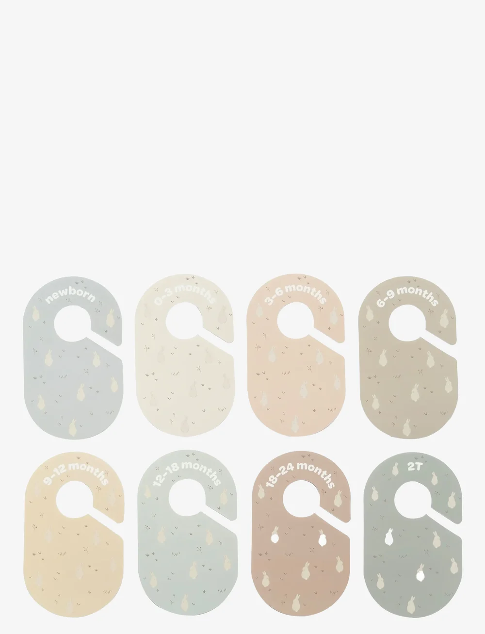 3 Sprouts - 3 Sprouts Closet Divider (8 pcs.), Rabbit - knager & bøjler - multi coloured - 2