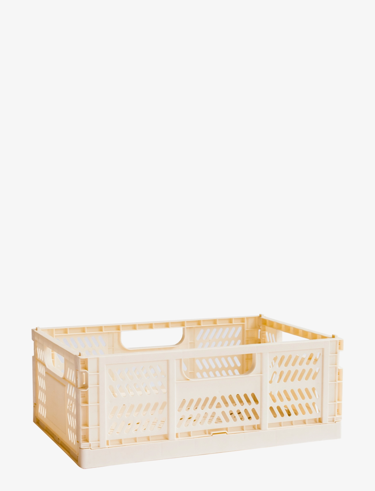 3 SPROUTS Modern Folding Crate - Large Cream - 43.5CMx29.4CMx17.9CM - Kinder