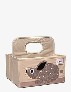 Storage Basket with Handle for Nappies, 3 Sprouts