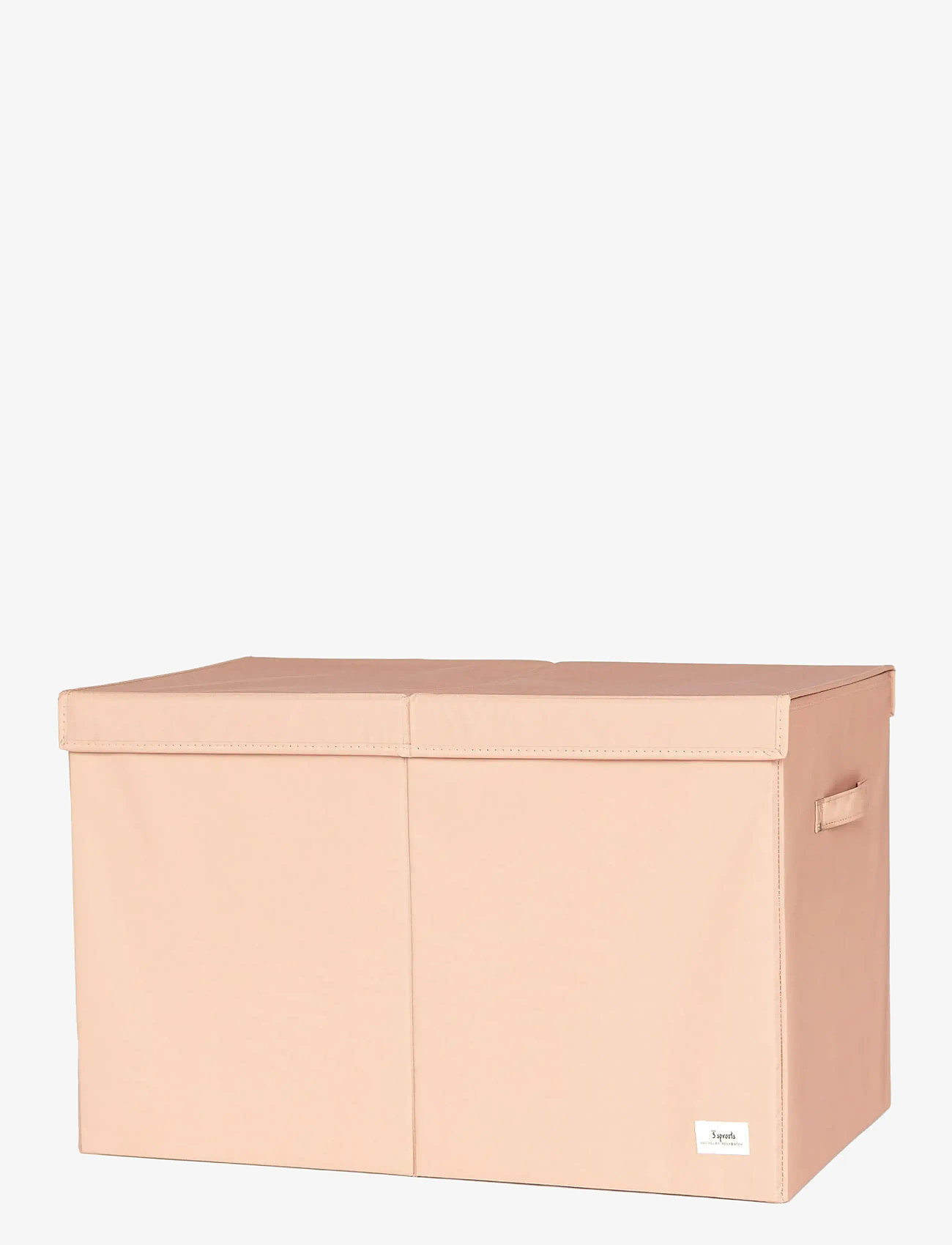 3 Sprouts - 3 Sprouts Storage Box with Lid, Clay - opbevaringskasser - pink - 1