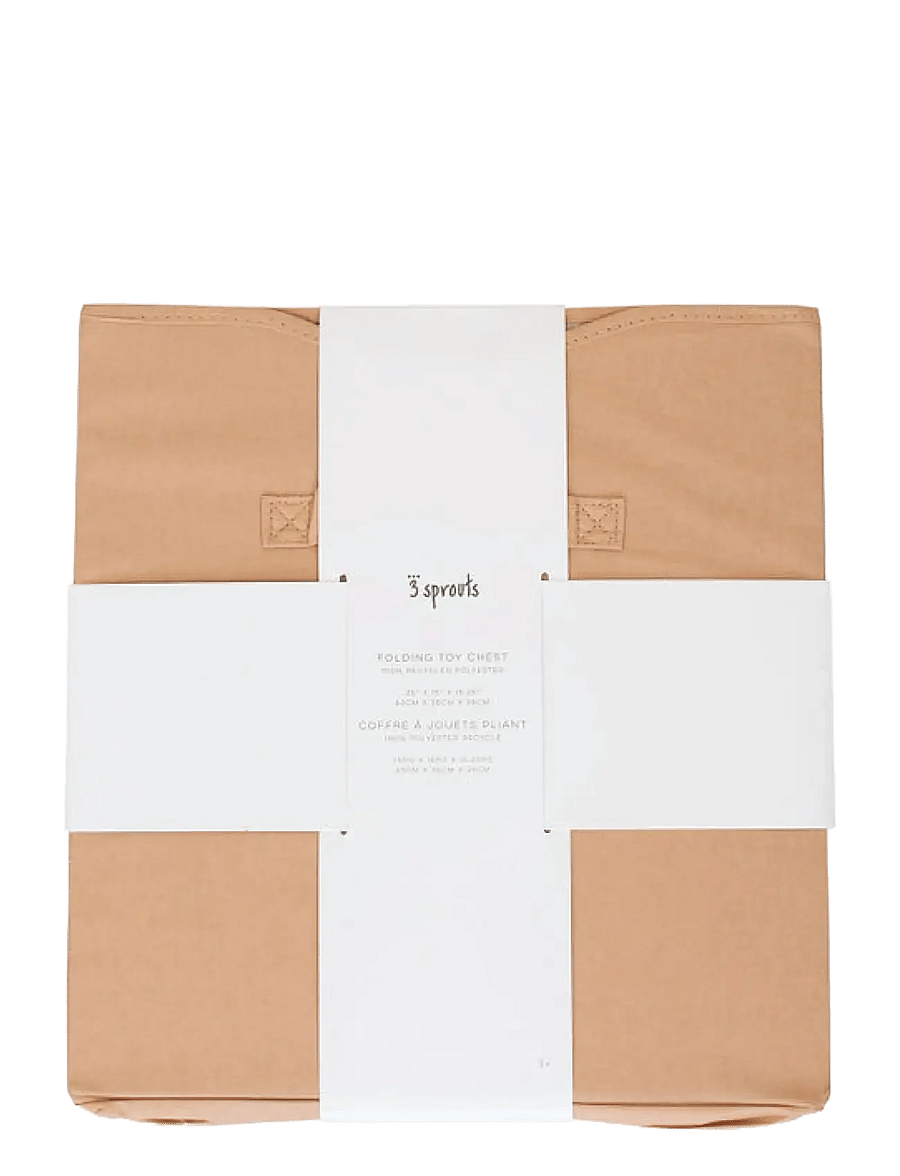 3 Sprouts - 3 Sprouts Storage Box with Lid, Clay - opbergdozen - pink - 3