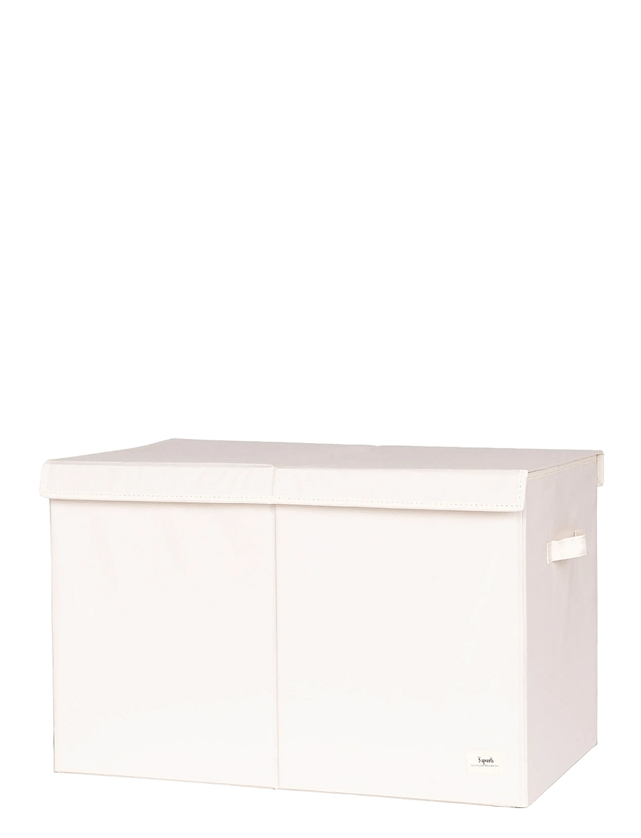 3 Sprouts - 3 Sprouts Storage Box with Lid, Cream - förvaringslådor - beige - 1