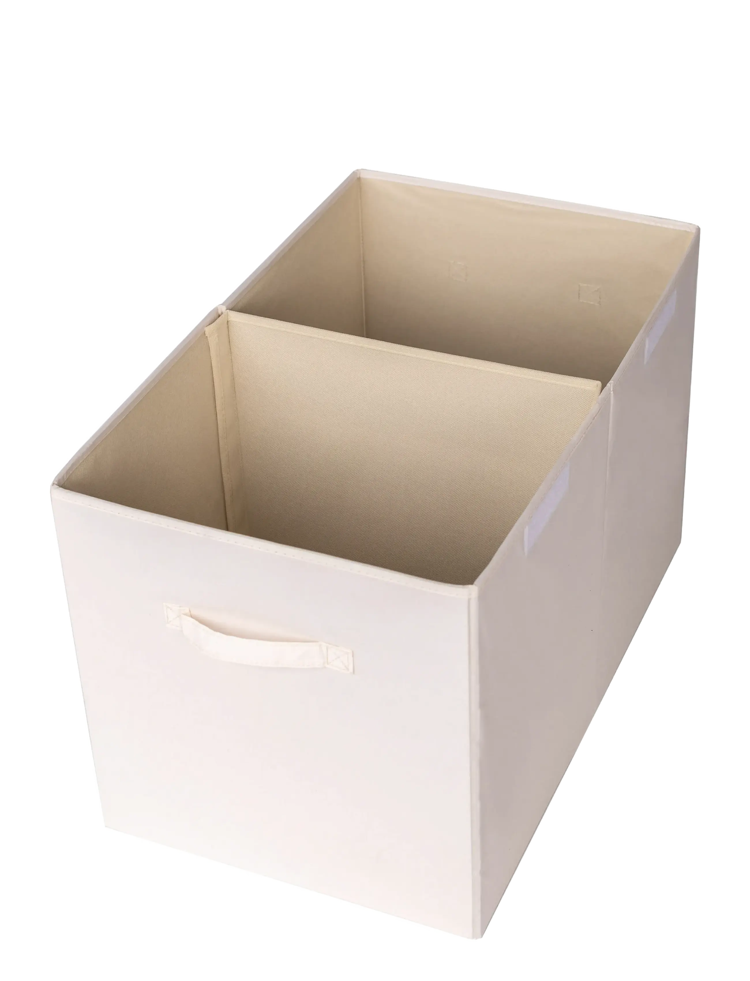 3 Sprouts - 3 Sprouts Storage Box with Lid, Cream - beige - 2