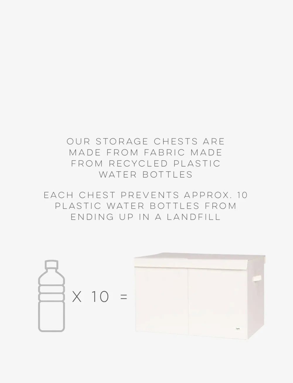 3 Sprouts - 3 Sprouts Storage Box with Lid, Cream - aufbewahrungsboxen - beige - 5