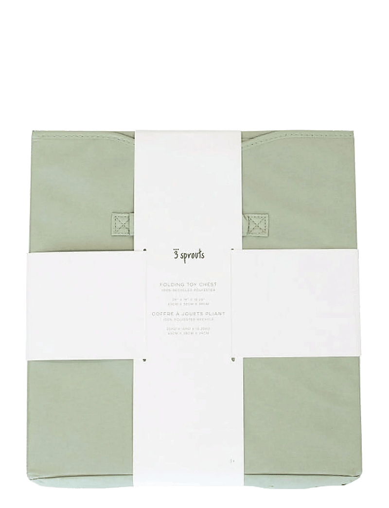 3 Sprouts - 3 Sprouts Storage Box with Lid, Green - förvaringslådor - green - 3