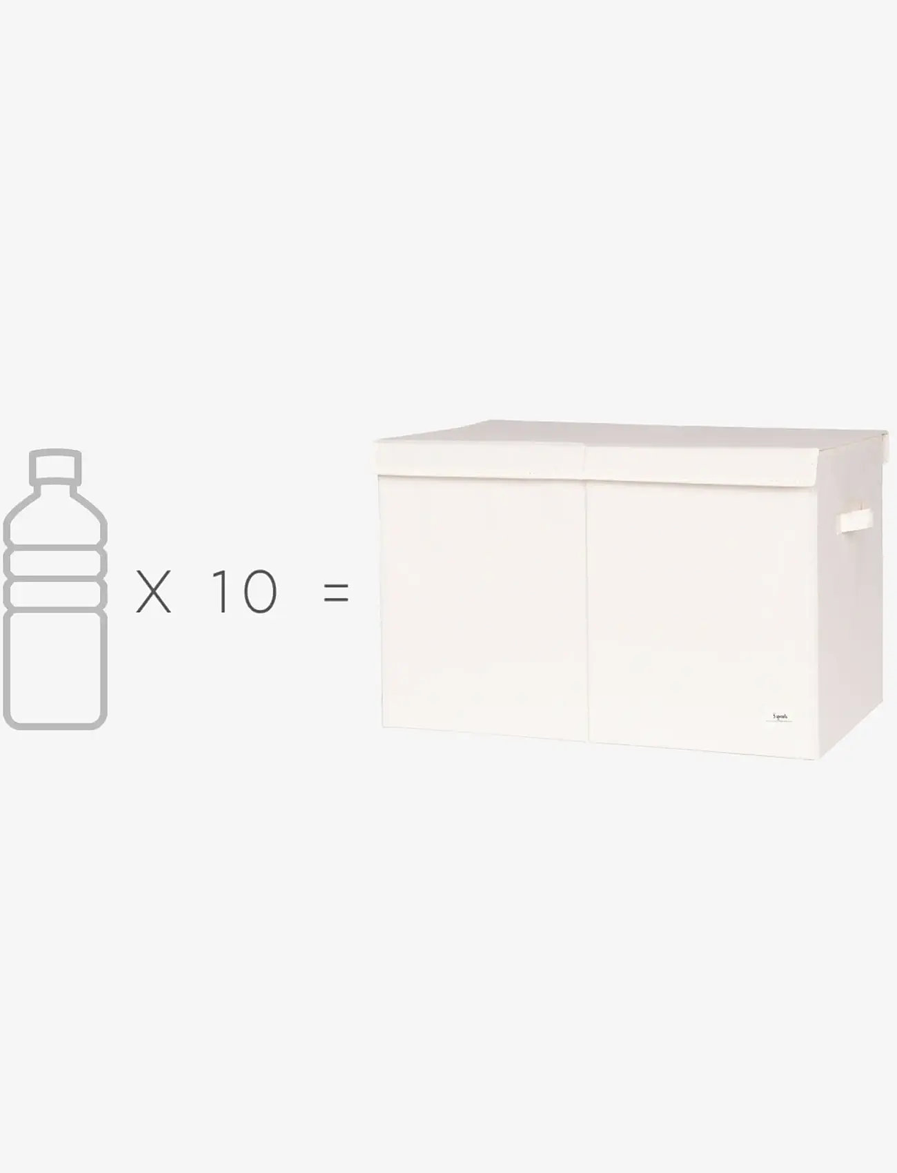 3 Sprouts - 3 Sprouts Storage Box with Lid, Green - förvaringslådor - green - 5