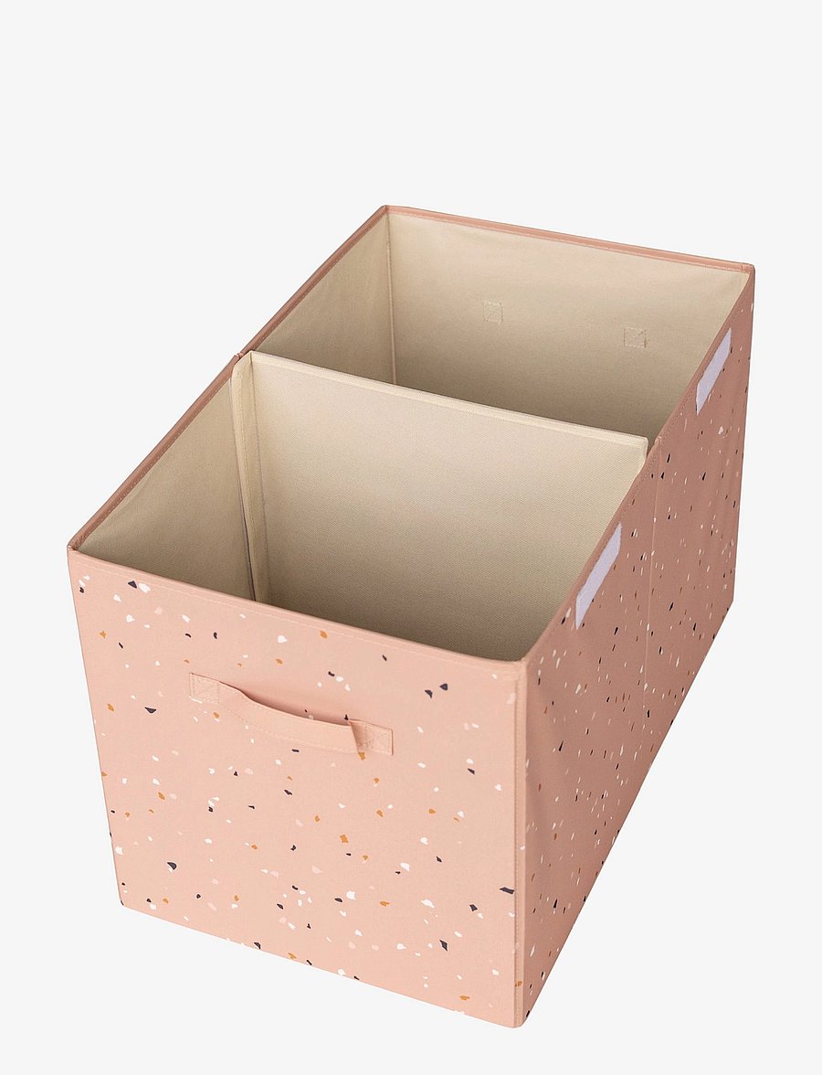 3 Sprouts - 3 Sprouts Folding toy chest, Terrazzo/Clay - daiktų laikymo dėžės - clay - 1