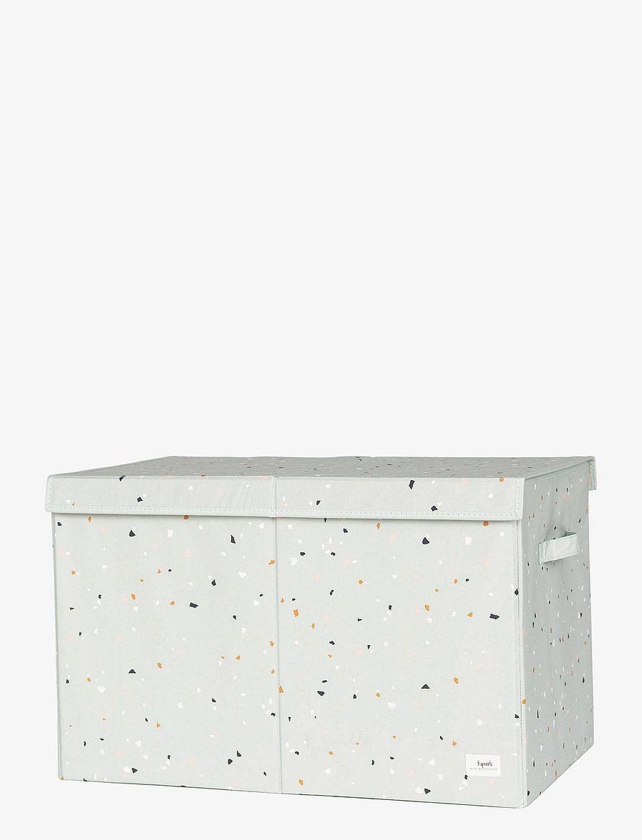 3 Sprouts - 3 Sprouts Folding toy chest, Terrazzo/Green - storage boxes - green - 0