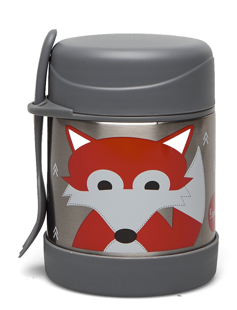 3 Sprouts - Thermo Lunchbox - gray - fox - 0