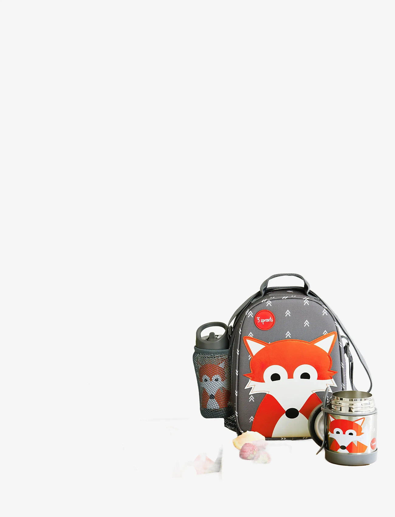 3 Sprouts - Thermo Lunchbox - gray - fox - 3