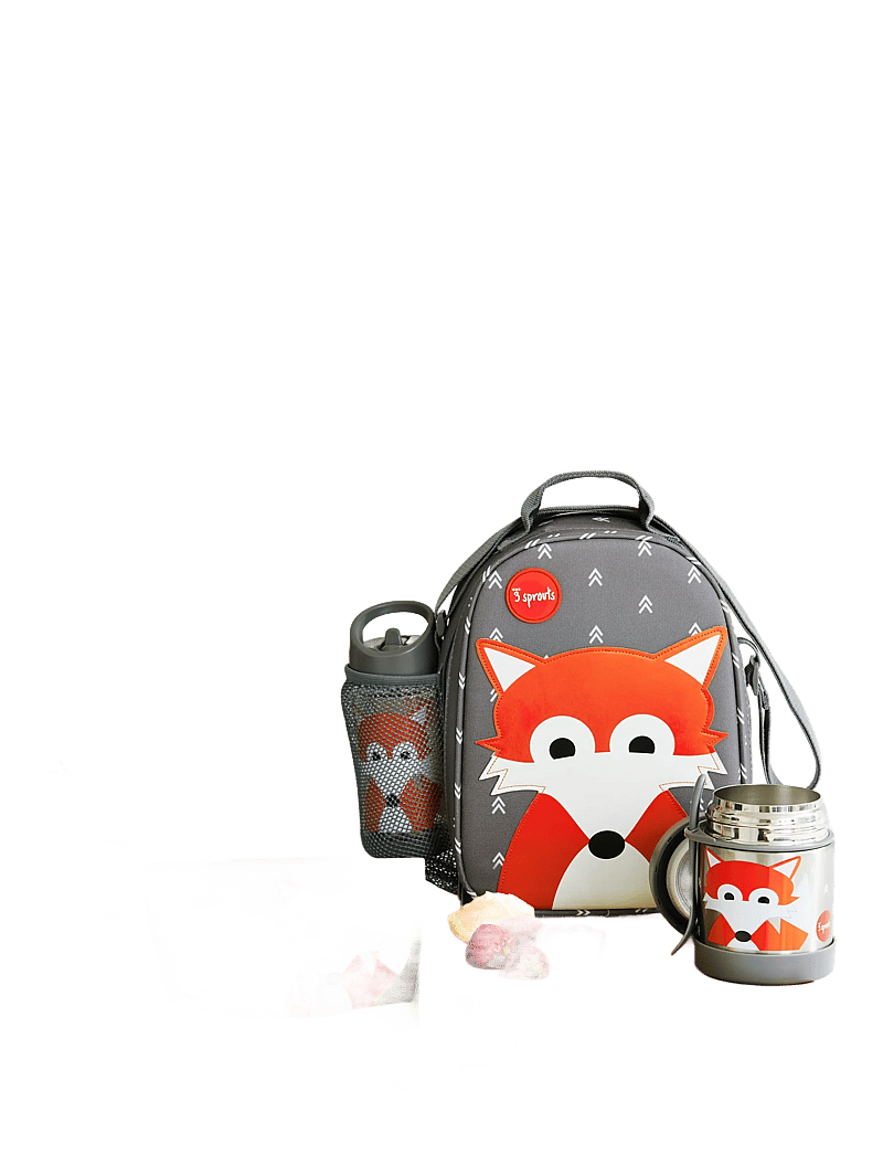 3 Sprouts - Thermo Lunchbox - gray - fox - 3