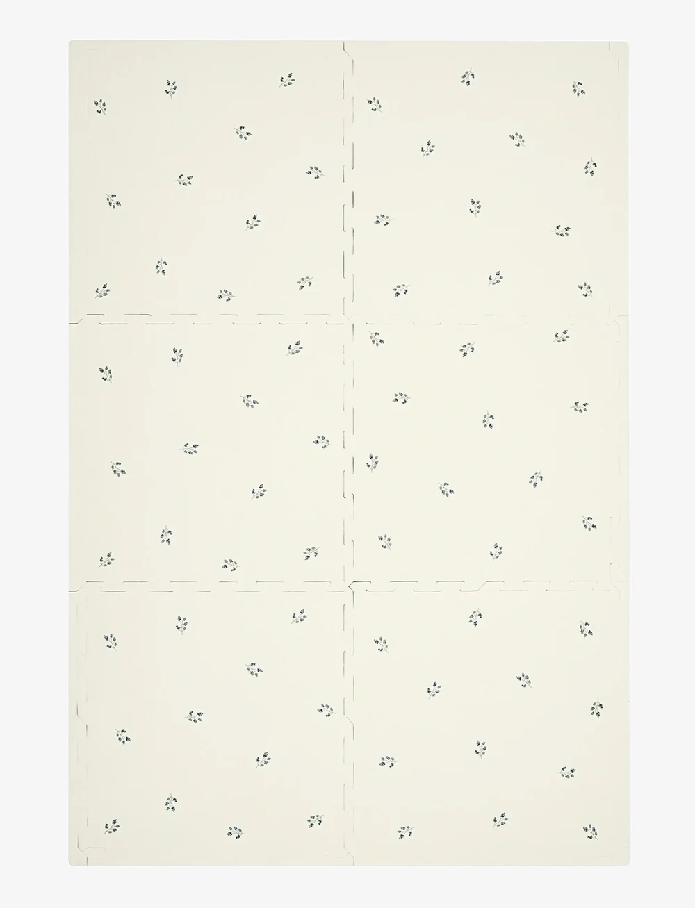 3 Sprouts - 3 Sprouts Floor Puzzle, Blueberry Ivory - ristkülikukujulised vaibad - beige - 2