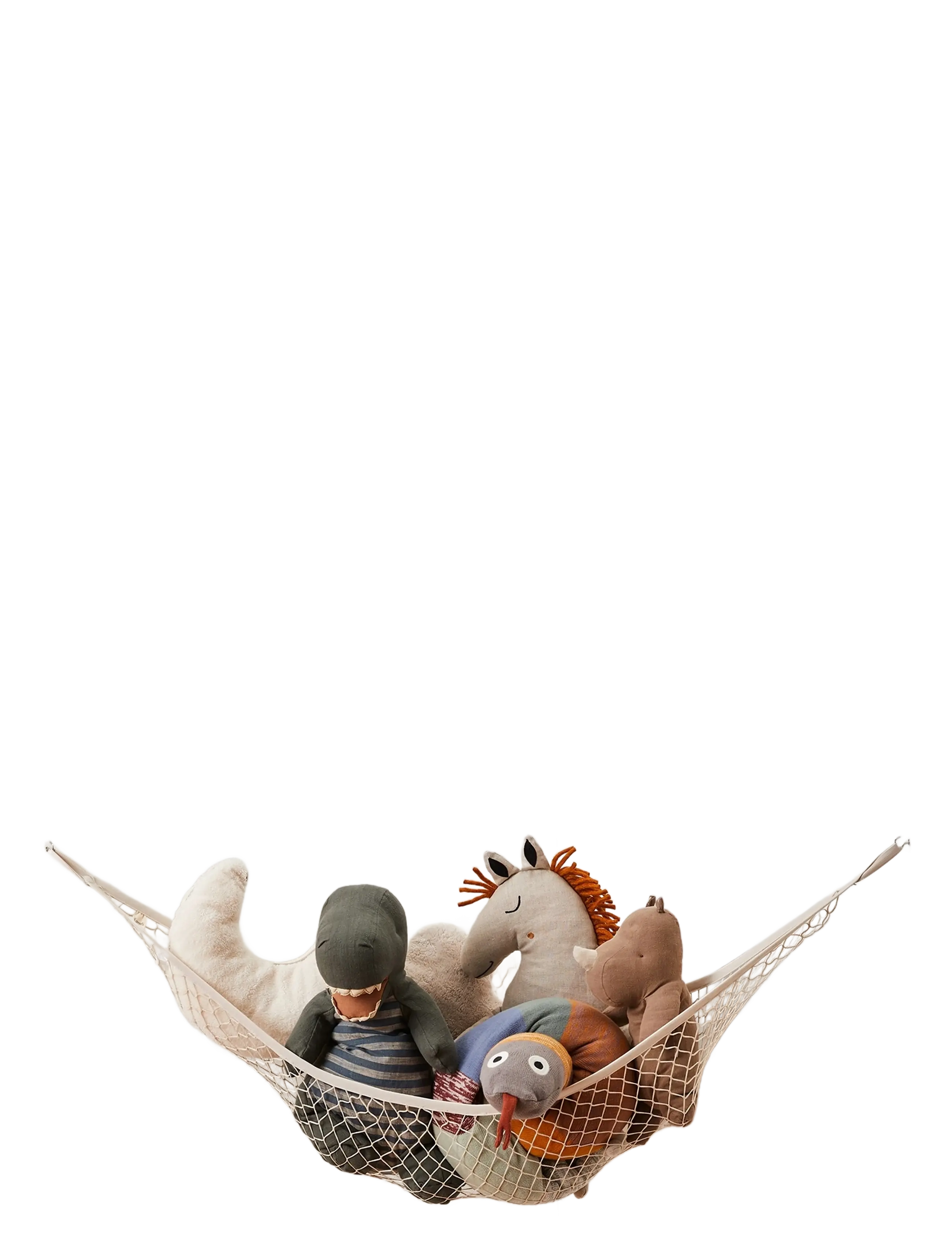 3 Sprouts - 3 Sprouts Toy Hammock, Beige - beige - 2
