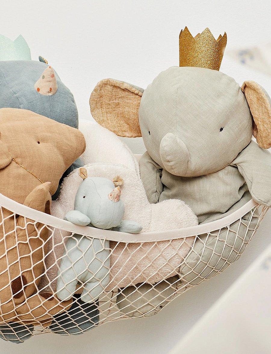 3 Sprouts - 3 Sprouts Toy Hammock, Beige - beige - 5