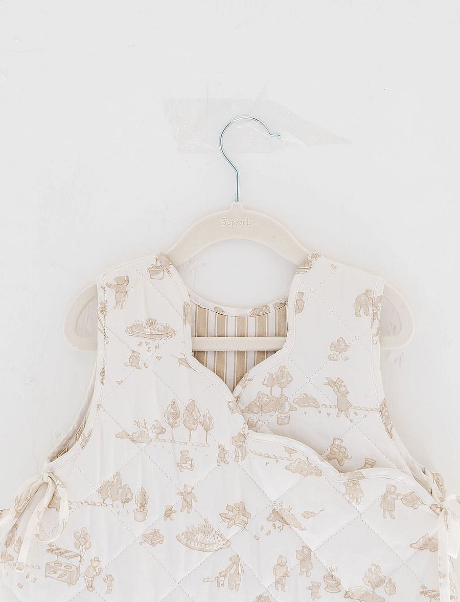 3 Sprouts - 3 Sprouts Velvet Hangers (15 pcs.), Cream - cream - 4