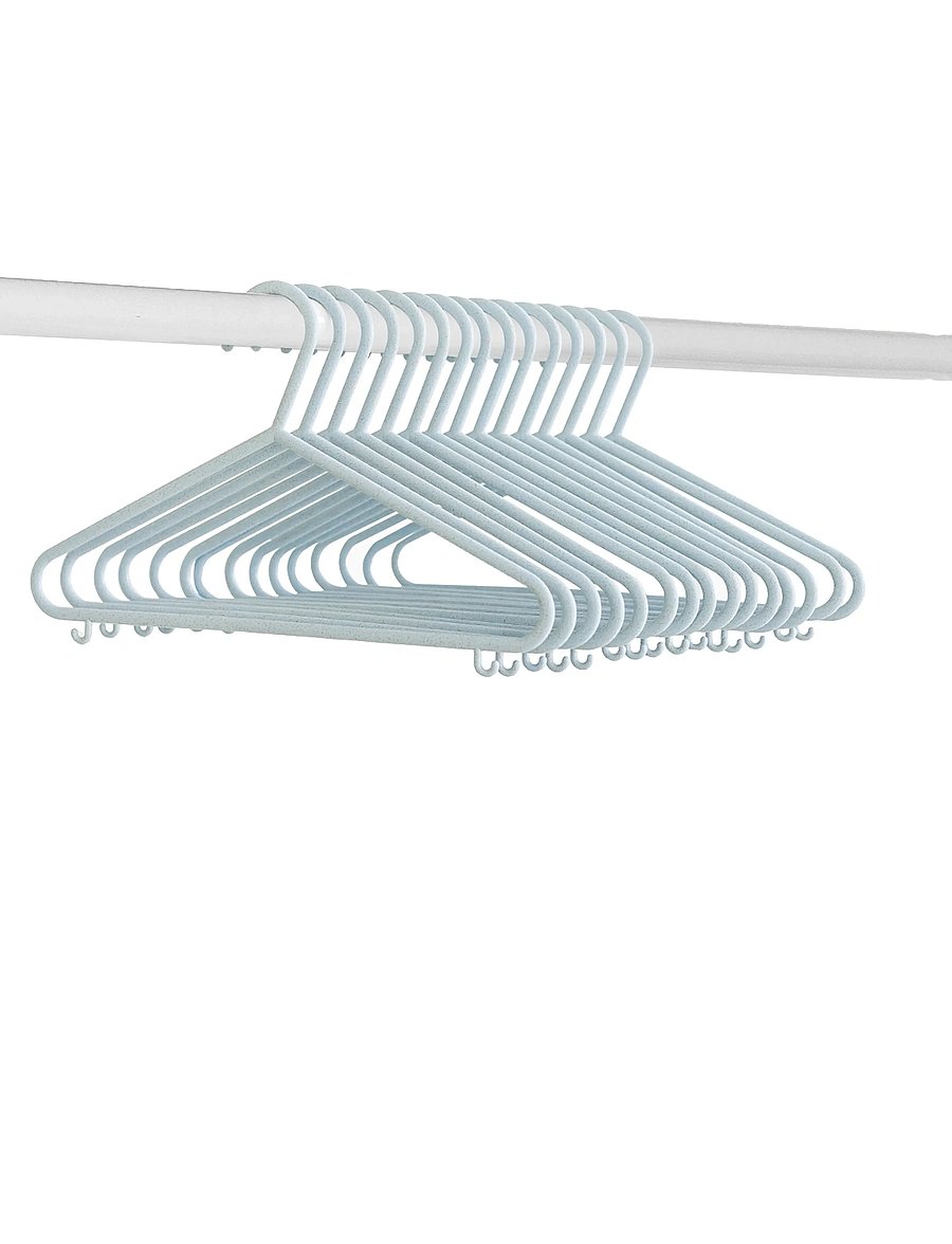 3 Sprouts - 3 Sprouts Wheat Straw Hangers (15 pcs.), Blue - blue - 5