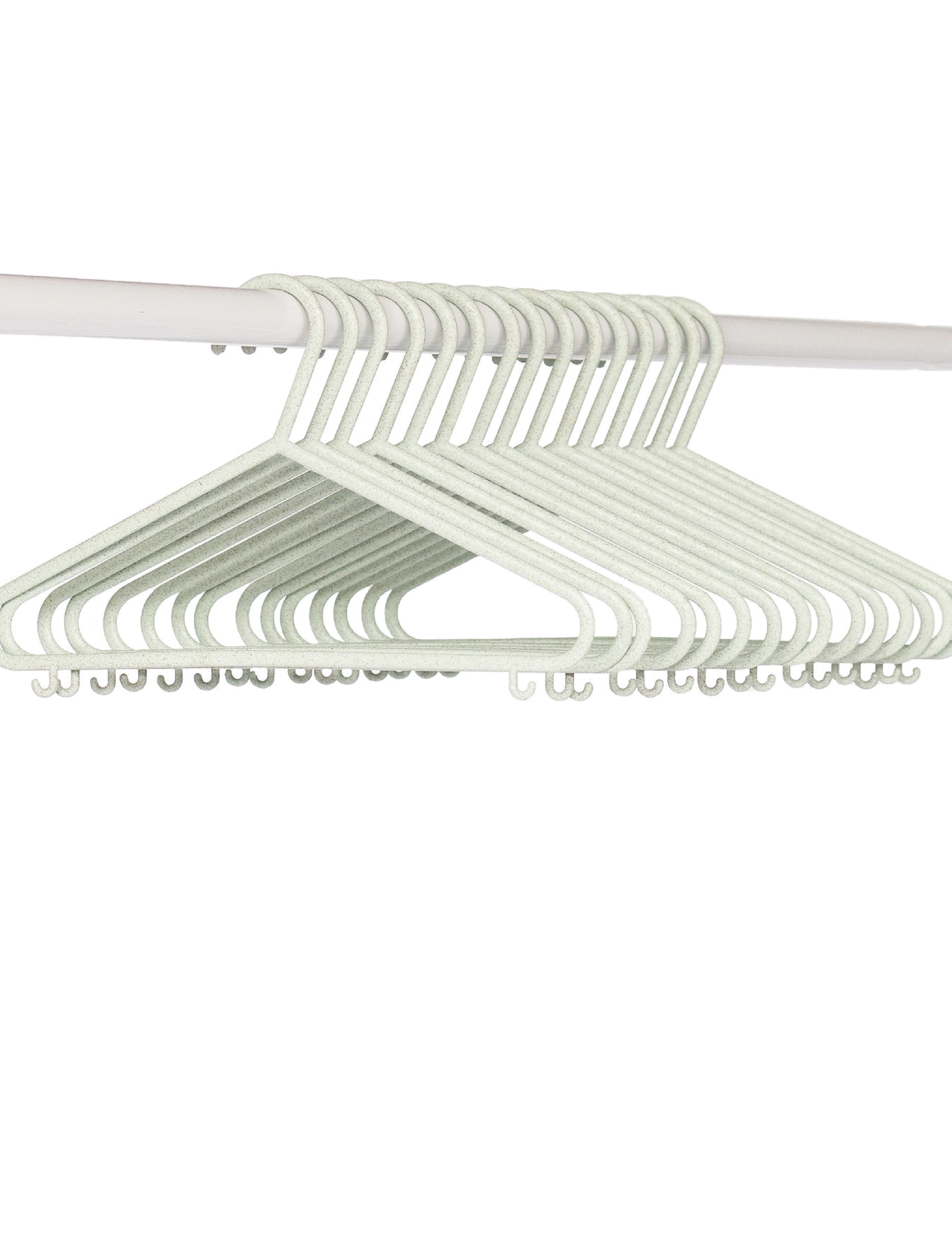 3 Sprouts - 3 Sprouts Wheat straw hanger (Set of 15), Green - crochets et suspensions - green - 2