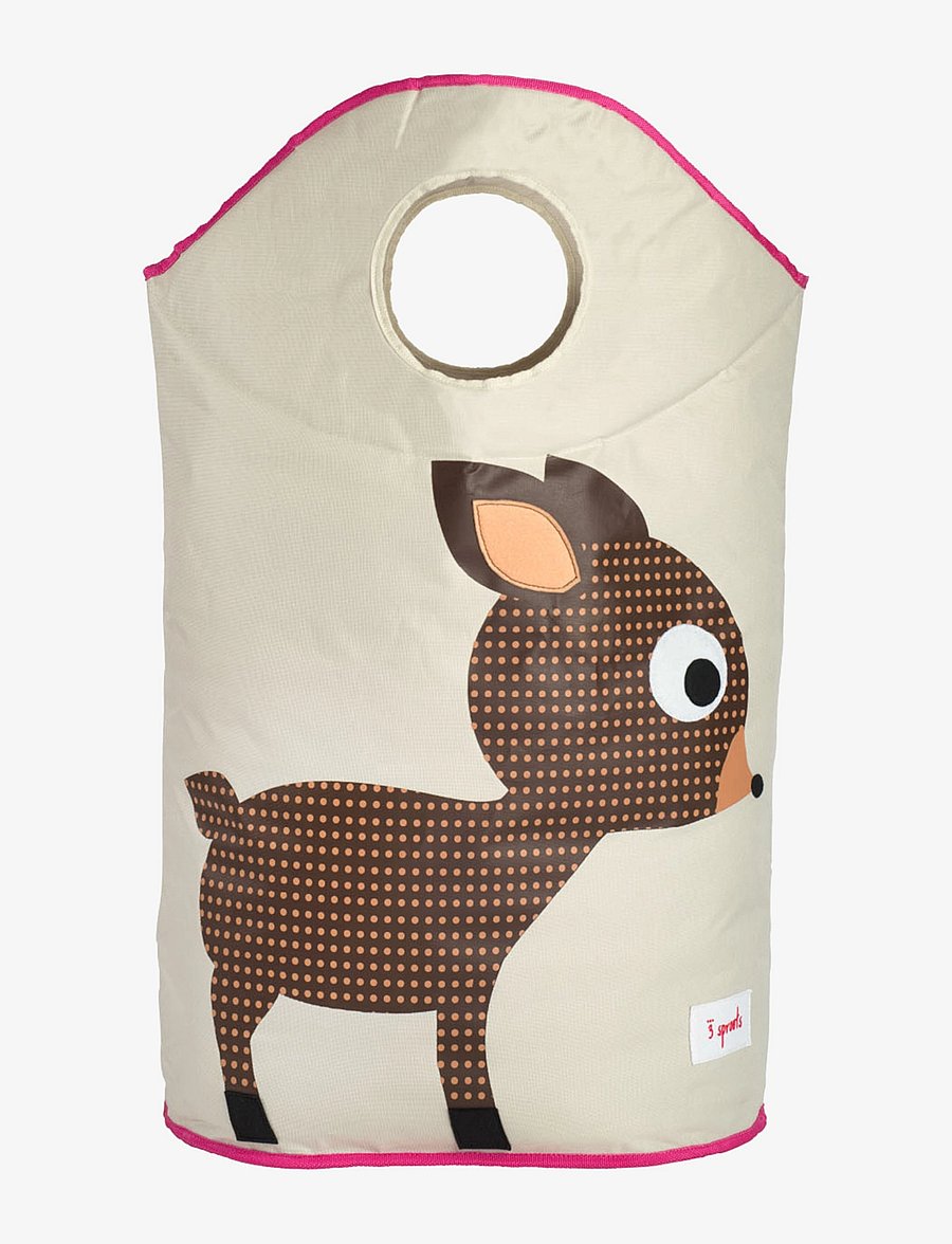 3 Sprouts - Laundry Basket - aufbewahrungskörbe - brown - deer - 1