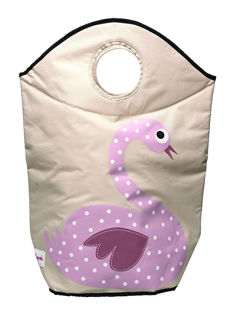 3 Sprouts - Laundry Basket - aufbewahrungskörbe - pink - swan - 0