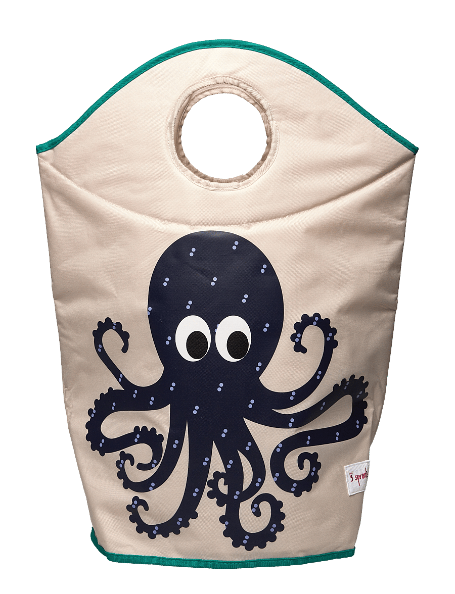 3 Sprouts - Laundry Basket - hoiukorvid - purple - octopus - 0
