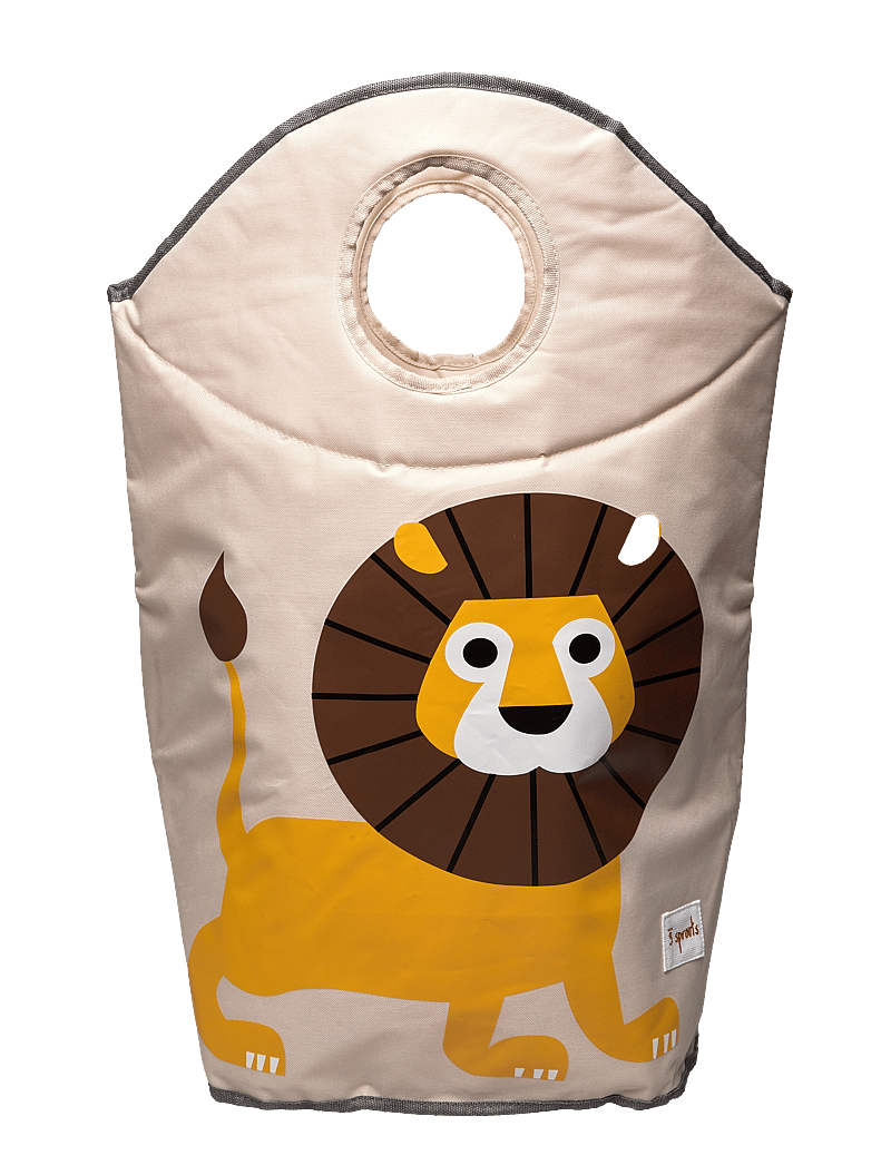 3 Sprouts - Laundry Basket - hoiukorvid - yellow - lion - 0