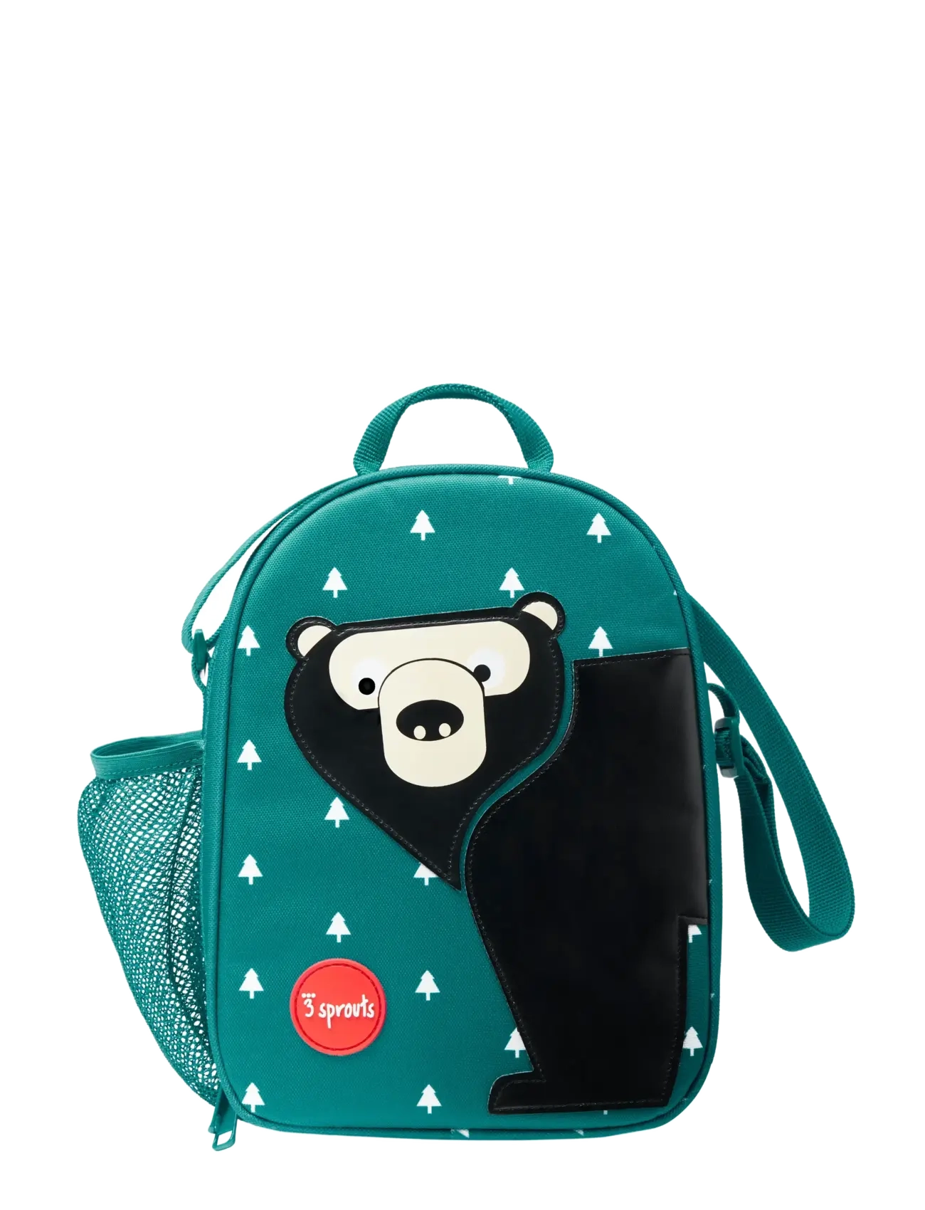 3 Sprouts 3 Sprouts Lunch Bag, Bear/Teal, One Size, Green, Måltidstid > Madkasser, Børn