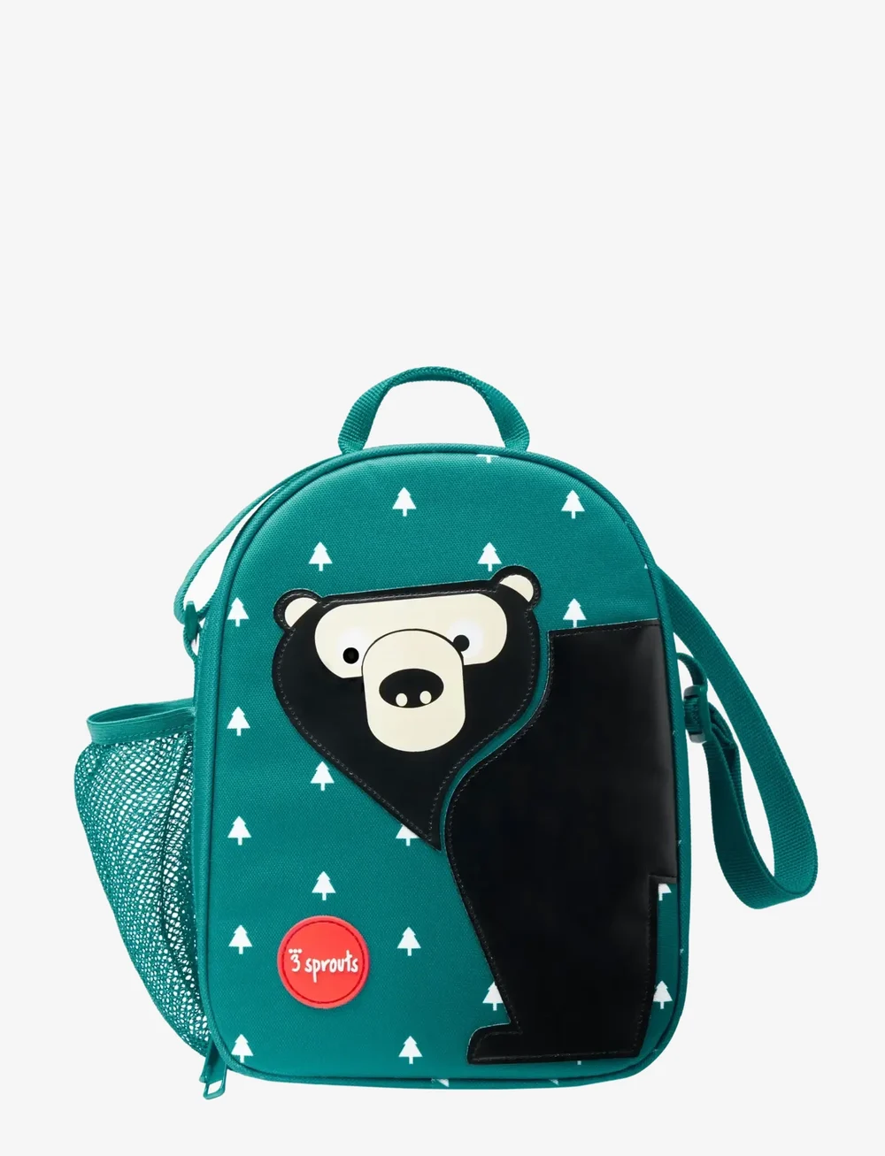 3 Sprouts - 3 Sprouts Lunch Bag, Bear/Teal - lõunasöögikarbid - green - 0